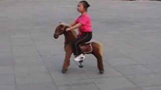 Not rocking horse its moving pony ride on it and run [upl. by Cordell388]