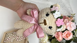 Tutorial Osita Lily a Crochet  Parte 12💚Mayelin Ros [upl. by Keifer]