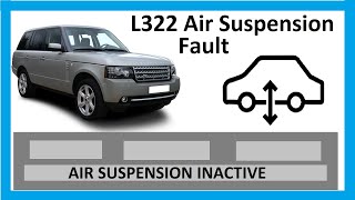 How to reset the air suspension inactive warning Range Rover L322  Fixed [upl. by Resiak]