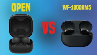 Sony LinkBuds Open vs Sony WF1000XM5 [upl. by Hannan]