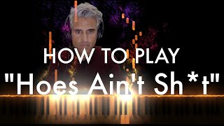 King Von  quotHoes Aint Shtquot piano tutorial [upl. by Alih]