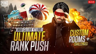 CLASSIC  WOW CUSTOM ROOMS💥😈  ULTIMATE RANK PUSH  CHASING THE TOP 50🔥  MAX GUJJAR YT [upl. by Dorena]