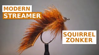 Fly Tying a Squirrel Zonker Slumpbuster Streamer Pattern [upl. by Molloy]