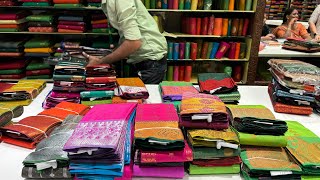 மெகா ஆடி சேல் Pachiyappas silks TNagar first time 5 to 50 offer sale 11 offer pure silk sarees [upl. by Natsuj212]