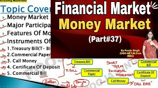 Financial Market  Money Market  Instruments  Business Studies  Class 12  BBA  BCom  MBA [upl. by Yllas837]