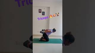 Try these Triceps workout🔥💥💪🏋️‍♀️fatloss fitness trending viral shorts fitmom fit video [upl. by Camfort]