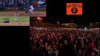 San Francisco Giants fans celebrate World Series 2014 [upl. by Amron985]