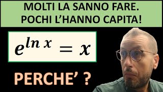 Nota proprietà di esponenziali e logaritmi molti la sanno applicare ma pochi hanno capita [upl. by Harak]