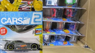 2018 D USA Factory Sealed Hot Wheels Case Unboxing with Project Cars 2 [upl. by Patman]