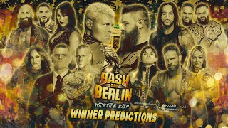 WWE Bash in Berlin 2024 Winners Prediction [upl. by Elnar]