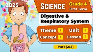 Digestive amp Respiratory System  Grade 4  Unit 1  Concept 1  Lesson 3  Part 22  Science [upl. by Angi]