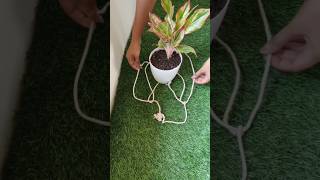 DIY MACETA COLGANTE en menos de 1 minuto [upl. by Ishii987]