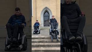 Smooth rides amp endless adventures with Scewo BRO 👨‍🦼‍➡️ scewo scewoBRO stairclimbingwheelchair [upl. by Margaret734]