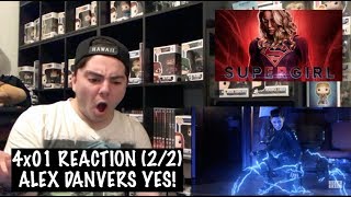 SUPERGIRL  4x01 AMERICAN ALIEN REACTION 22 [upl. by Einnaj242]