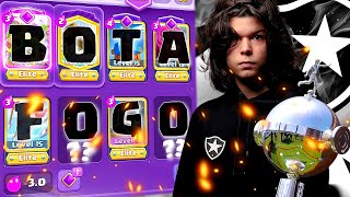 JOGUEI COM O DECK BOTAFOGO NO CLASH ROYALE [upl. by Maples885]