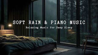 8 Hours Relaxing Sleep Music with Rain Sounds on the Windows  Healing Music Stress Relief Calming [upl. by Burney]