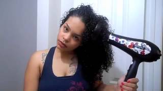 Tutorial Curly Hair RoutineDiffusing 3B3C [upl. by Aelyk]