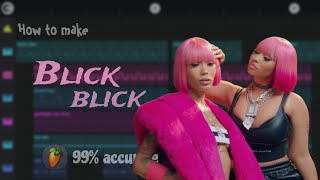 Nicki Minaj Coi Leray  Blick Blick Flstudio remake  FREE FLM [upl. by Enisamoht]