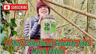 Short collection of Geocache finds March Edition 2024 [upl. by Eintruok896]