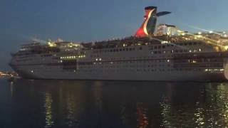 Carnival Sensation Arrival Port Canaveral 8615 [upl. by Hazard476]