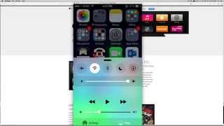 Airplay in iOS 84 How to airplay iPhone iPad iPod touch [upl. by Nrehtac26]