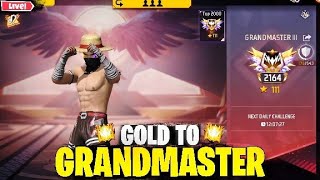 quot🔥 Free Fire Grandmaster Rank push  freefirelive [upl. by Archibald382]