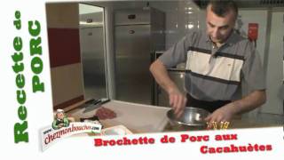 Brochettes de porc aux cacahuètes [upl. by Diego]