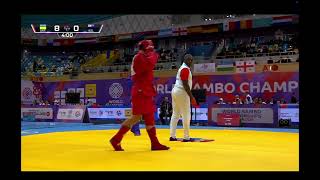 DAVYDENKO PETRO  1st fight 88kg  World SAMBO Championships 2024 [upl. by Gawlas355]