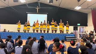 Holy Cross Papatoetoe  Senior Tongan Group 2024 [upl. by Aridaj]