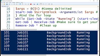 PowerShell MultiTasking with Jobs [upl. by Sudaorb]