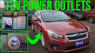 How to Fix 12V Power OutletCigarette Lighter  Subaru Impreza 20122016 [upl. by Alleynad]