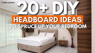 20 DIY Headboard Ideas to Spruce Up Your Bedroom [upl. by Nautna]