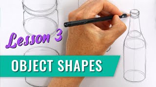 Learn How To Draw Pt 3 How To Use Simple Shapes To Draw Objects [upl. by Siulegroj461]