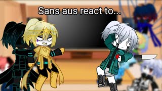 Sans aus react to Nightmare Gacha  English [upl. by Milson]