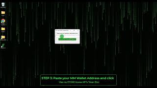 ETCMC  How to Install ETCMC License NFT Token ID Viewerexe [upl. by Aretina]