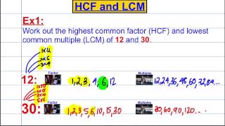 HCF amp LCM listing [upl. by Bowlds171]