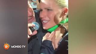 Eros Ramazzotti canta insieme Michelle Hunziker Quanto amore sei allArena di Verona  MondoTV24IT [upl. by Einaffyt705]