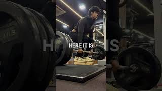 gym gymmotivation deadlift pr motivation consistency workout fitness shorts ytshorts [upl. by Certie719]