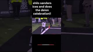 SHILO SANDERS PUTS THE GAME AWAY FOR THE BUFFS AND DOES HIS DADS DEIONS TD DANCE [upl. by Bradney]