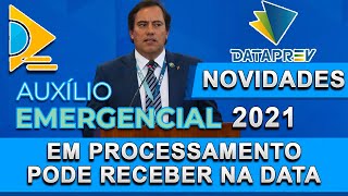 0904 NOVIDADES DATAPREV AUXÍLIO EMERGENCIAL 2021 CONSULTA CPF quotEM PROCESSAMENTOquot E RECADASTRAMENTO [upl. by Lecia]