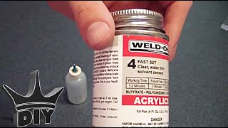 HOW TO glue acrylic welding [upl. by Knuth546]