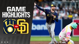 Brewers vs Padres Game Highlights 62124  MLB Highlights [upl. by Kentigera259]