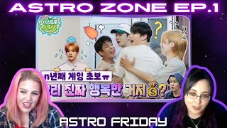 ASTRO ZONE Ep 1  KCord Girls React [upl. by Staw]