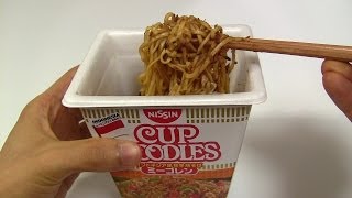 Nissin Cup Noodles Mie Goreng [upl. by Aeiram]