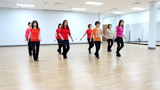 Straight Line  Line Dance Dance amp Teach in English amp 中文 [upl. by Shaine]