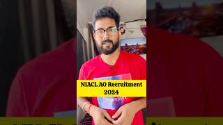 NIACL AO Notification 2024 jobs [upl. by Aniala102]