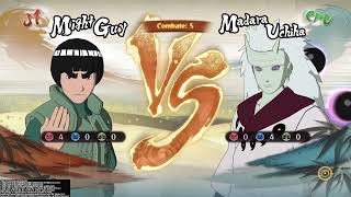 Guy sensei vs madara riokou en superdificil naruto [upl. by Nance]