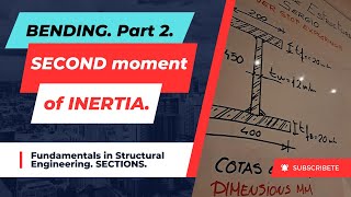 Fundamentals in Structural Engineering Sections Bending Moment Part2 Second Moment of Inertia [upl. by Kuhn942]