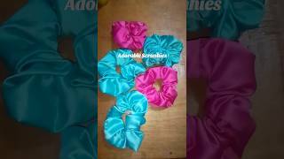 🥰 Adorable scrunchies scrunchies scrunchielife scrunchiestutorial [upl. by Enihpets]