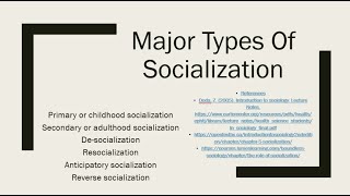 Types of Socialization Part 1 in Urdu and English with examples [upl. by Yetty]